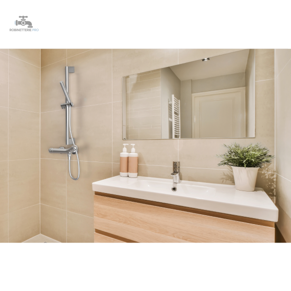 Robinet thermostatique MOGGI pour douche pratique