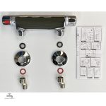 Mitigeur thermostatique pour salle de bain élégante