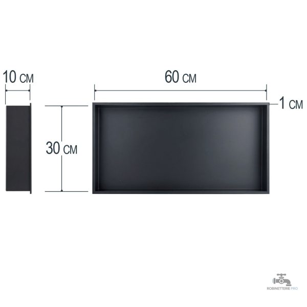 Niche murale pour produits de bain
