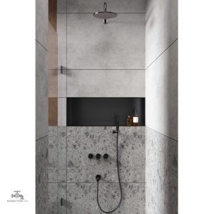 Niche de douche murale moderne