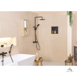 Niche de douche en finition carrée