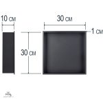 Niche à encastrer carrée pour douche - vue 8