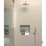 Niche de douche intégrée au mur