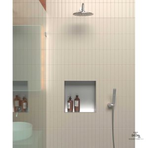 Niche de douche intégrée au mur