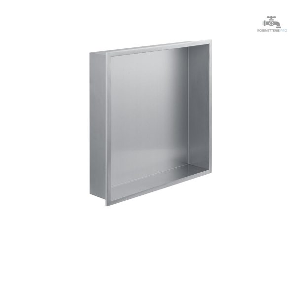Étagère de douche carrée encastrable