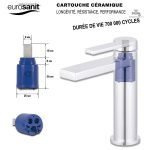 Robinet OBERA pour lavabo, finition soignée