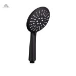 Pommeau de douche noir MERIDA avec 3 jets fonctionnels
