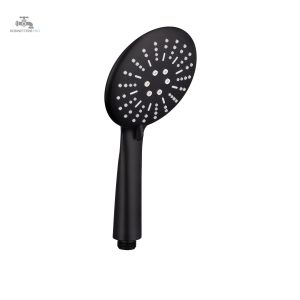 Pommeau de douche noir MERIDA avec 3 jets fonctionnels