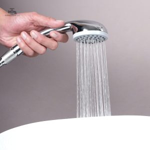 Pommeau de douche SIESTA avec finition chromée