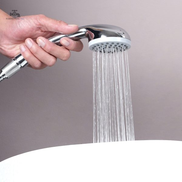 Pommeau de douche SIESTA avec finition chromée