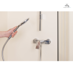 Pommeau de douche 3 jets, design moderne et fonctionnel