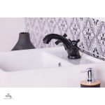 Mélangeur de lavabo au style vintage