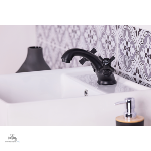 Mélangeur de lavabo au style vintage