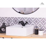 Robinet mélangeur rétro pour salle de bain