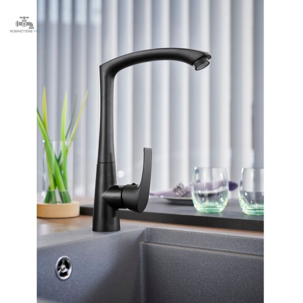 Robinet de cuisine avec levier ergonomique