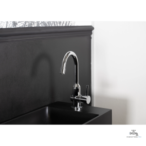 Design compact pour robinet de lave-mains