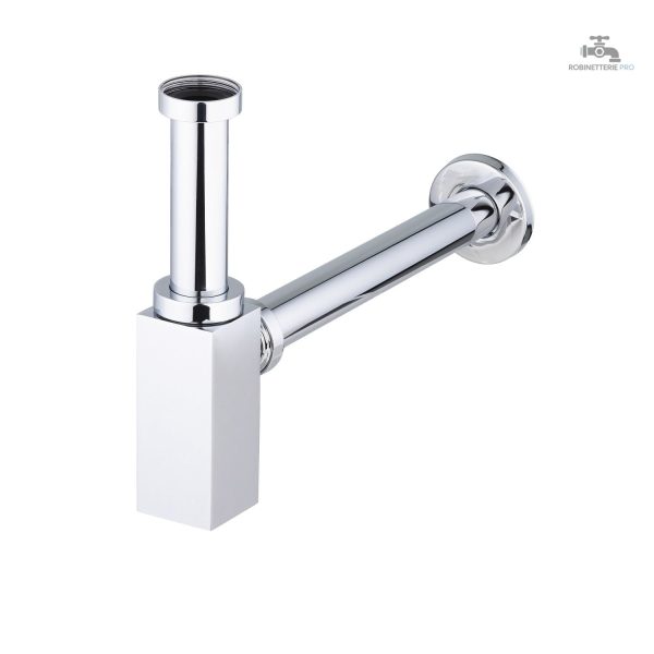 siphon-laiton-carre-1 Siphon carré en laiton pour lavabo