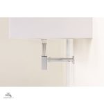 Accessoire siphon carré en laiton