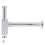 Siphon carré élégant pour salle de bain