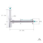 Siphon de lavabo robuste et efficace