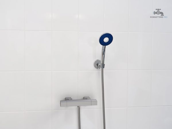 Pommeau de douche supporté par ventouse