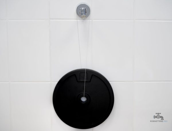 Accessoire de salle de bain avec ventouse