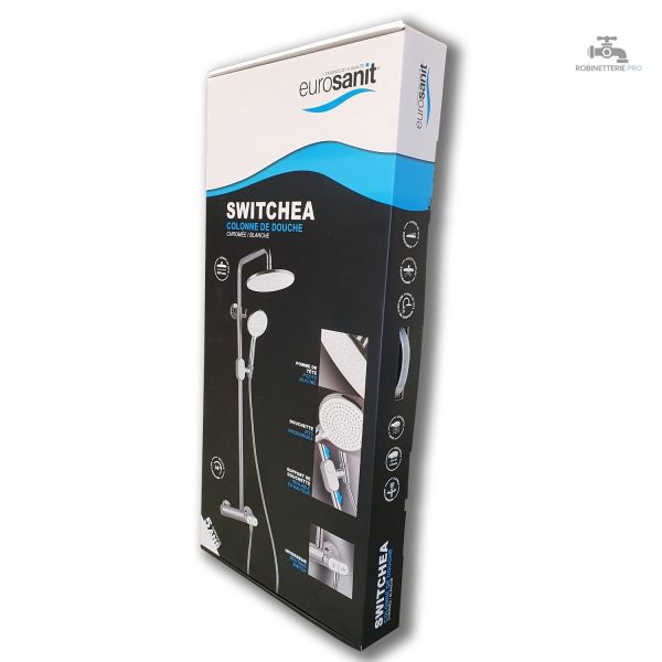 Colonne de douche SWITCHEA avec design minimaliste