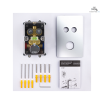 Système de douche thermostatique encastrable élégant