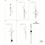 Robinet SORA avec douchette pratique pour cuisine
